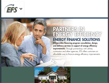 Tablet Screenshot of energyfinancesolutions.com